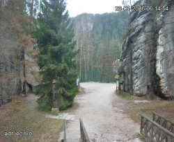 Vstup do skal, Pískovna