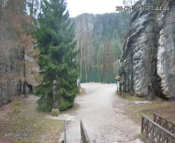 Vstup do skal, Pískovna