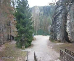 Vstup do skal, Pískovna