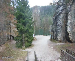 Vstup do skal, Pískovna