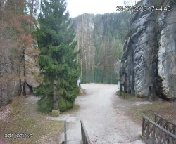 Vstup do skal, Pískovna