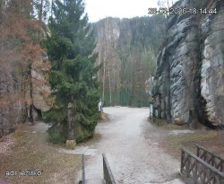 Vstup do skal, Pískovna