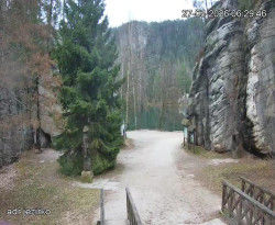 Vstup do skal, Pískovna