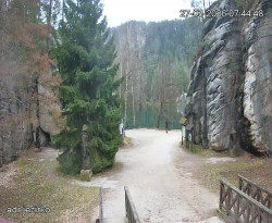 Vstup do skal, Pískovna