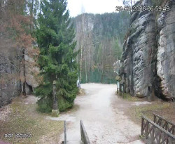 Vstup do skal, Pískovna