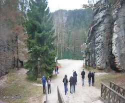 Vstup do skal, Pískovna