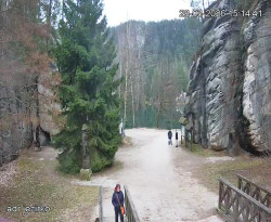 Vstup do skal, Pískovna