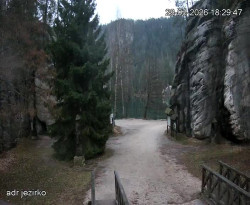 Vstup do skal, Pískovna