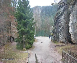 Vstup do skal, Pískovna