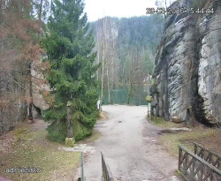 Vstup do skal, Pískovna