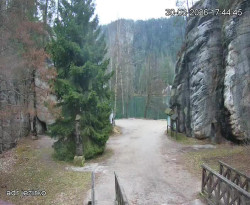 Vstup do skal, Pískovna