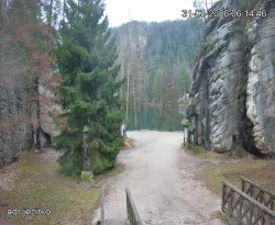 Vstup do skal, Pískovna