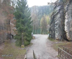 Vstup do skal, Pískovna