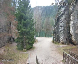 Vstup do skal, Pískovna