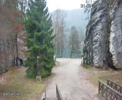 Vstup do skal, Pískovna