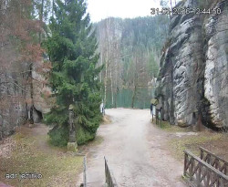 Vstup do skal, Pískovna