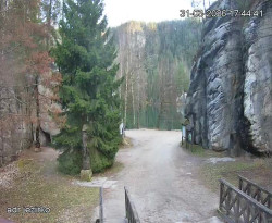 Vstup do skal, Pískovna