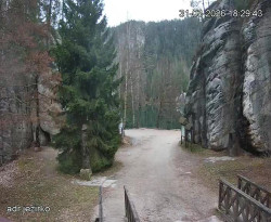 Vstup do skal, Pískovna