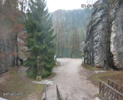 Vstup do skal, Pískovna