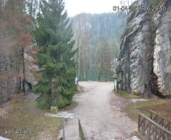 Vstup do skal, Pískovna