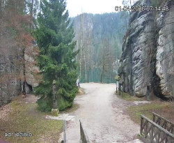 Vstup do skal, Pískovna