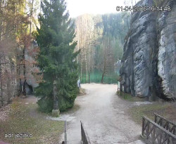 Vstup do skal, Pískovna