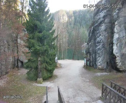 Vstup do skal, Pískovna