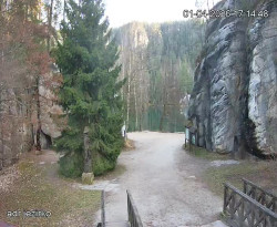 Vstup do skal, Pískovna