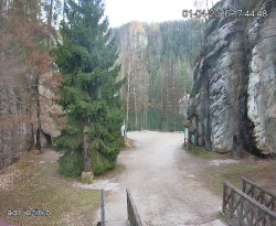 Vstup do skal, Pískovna