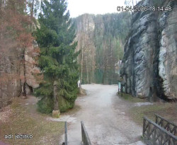 Vstup do skal, Pískovna