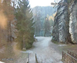 Vstup do skal, Pískovna