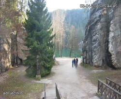 Vstup do skal, Pískovna