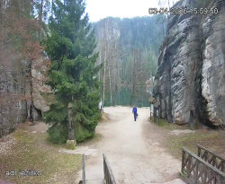 Vstup do skal, Pískovna