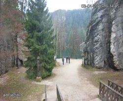 Vstup do skal, Pískovna