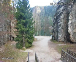 Vstup do skal, Pískovna