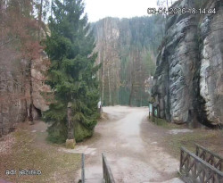 Vstup do skal, Pískovna