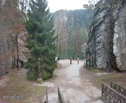 Vstup do skal, Pískovna