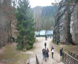 Vstup do skal, Pískovna