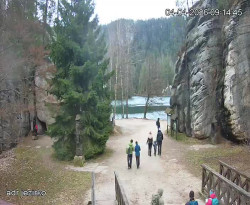 Vstup do skal, Pískovna