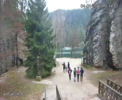 Vstup do skal, Pískovna