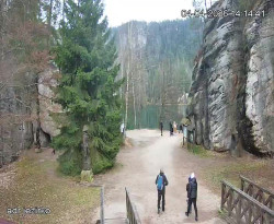 Vstup do skal, Pískovna