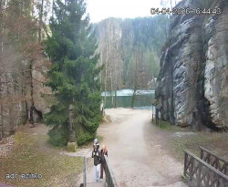 Vstup do skal, Pískovna