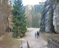 Vstup do skal, Pískovna