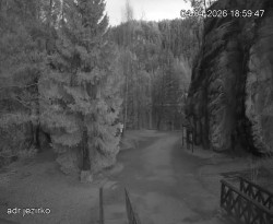 Vstup do skal, Pískovna