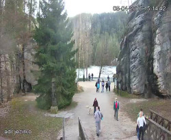 Vstup do skal, Pískovna