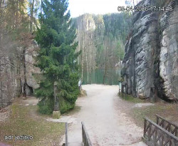 Vstup do skal, Pískovna