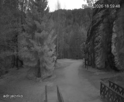 Vstup do skal, Pískovna