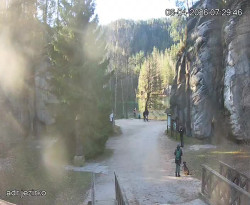 Vstup do skal, Pískovna