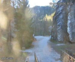 Vstup do skal, Pískovna