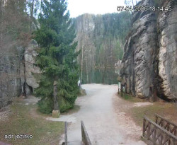 Vstup do skal, Pískovna